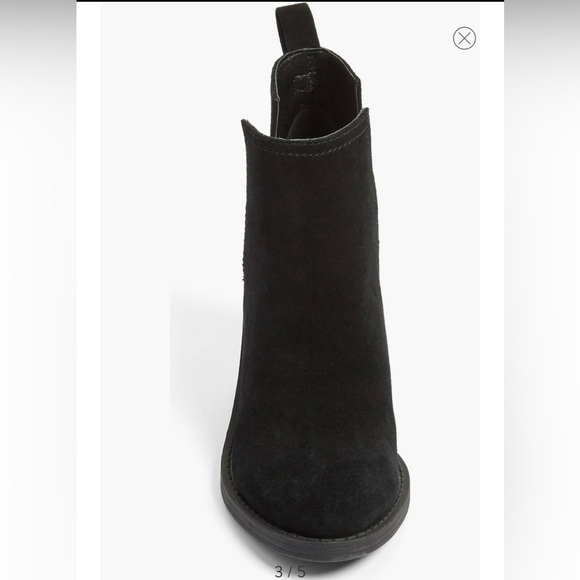 NIB $129R. Steve Madden Sharini Black Suede Bootie. Size 9 - Picture 6 of 15